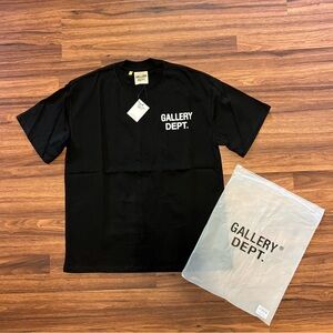 Gallery Dept Classic Black Tee (size small)